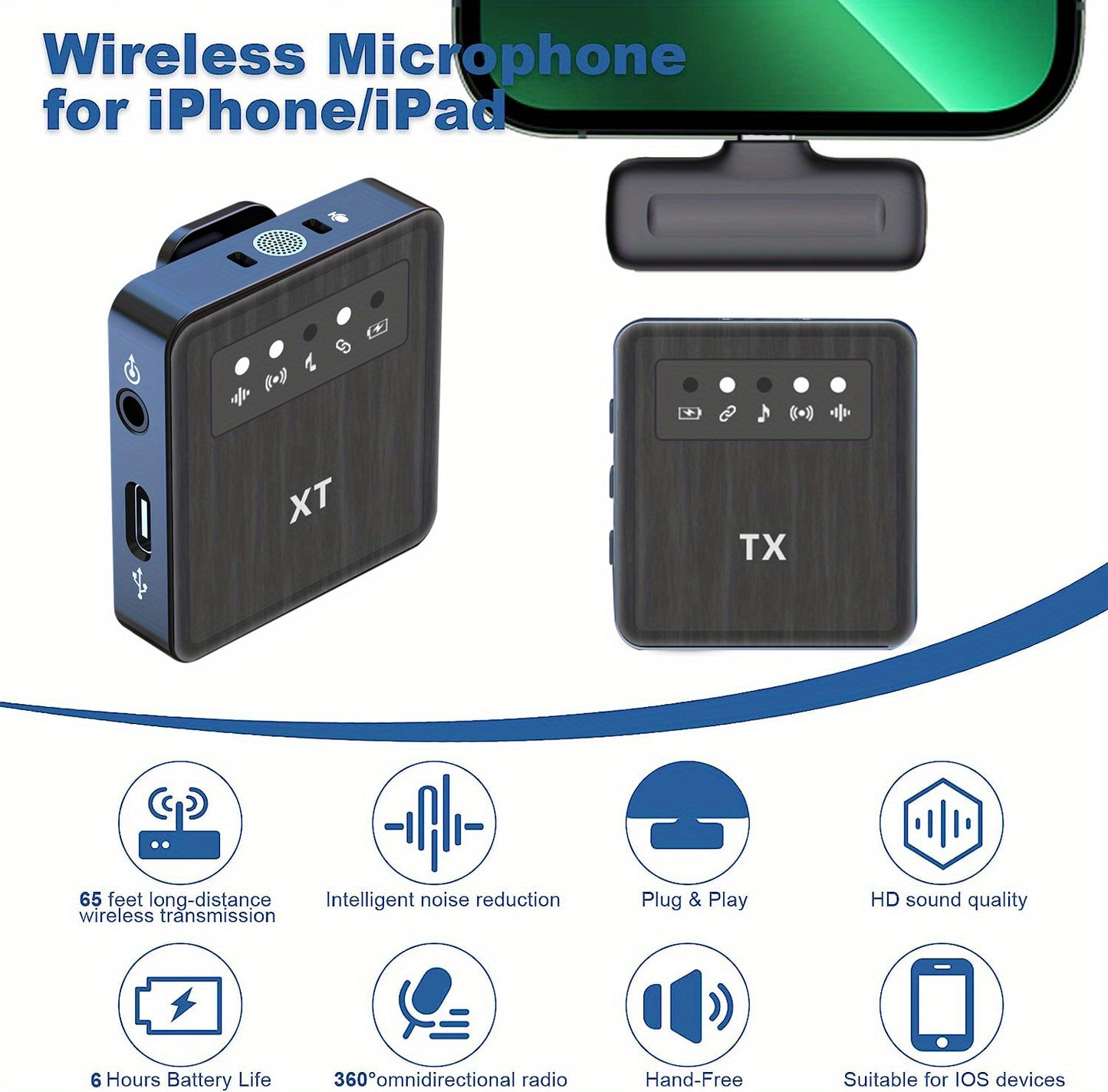 Wireless Lapel Mic for Video Recording