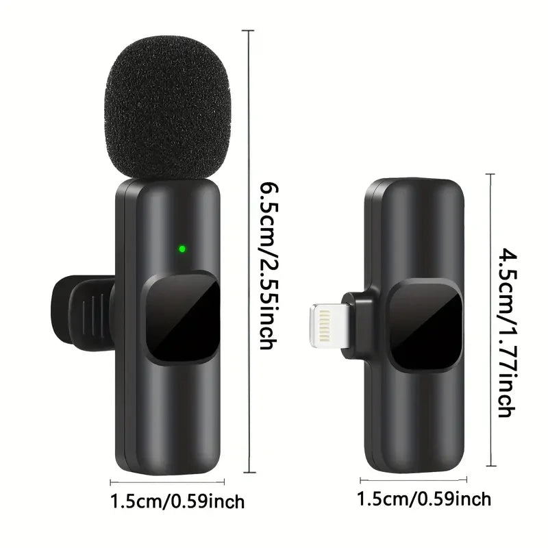 Wireless Lavalier Microphone for iPhone