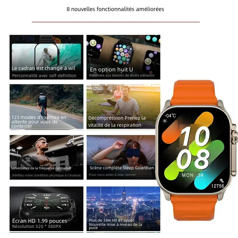 Smartwatch with GPS and Fitness