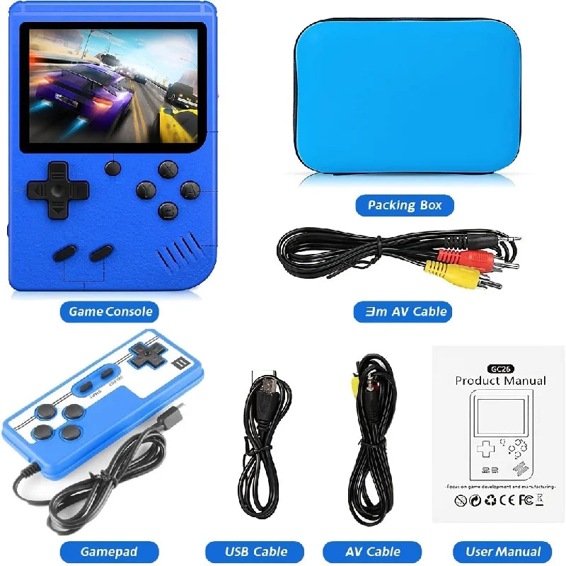 Retro Gaming Console with 3.0 LCD Screen