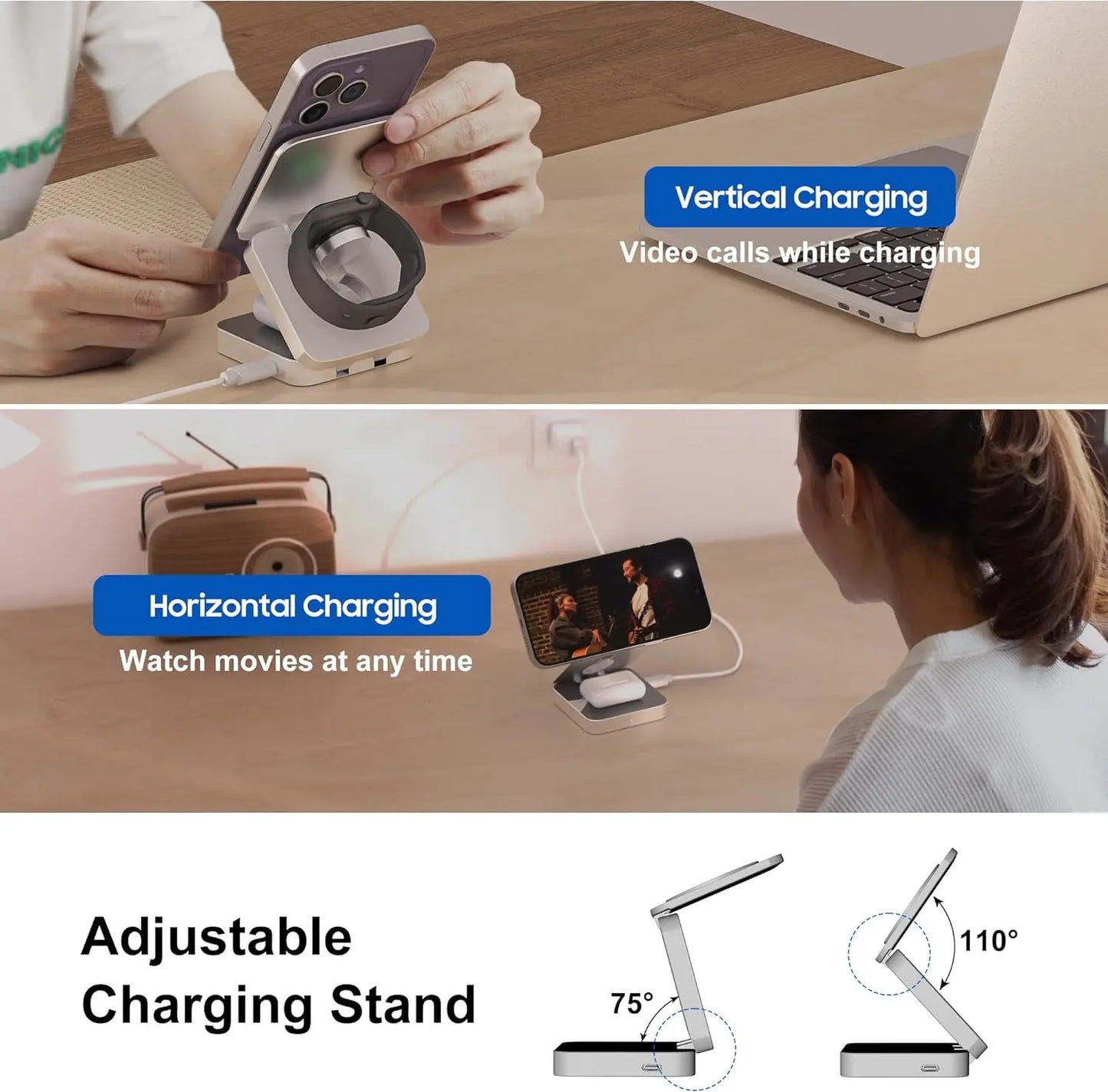 Wireless Charging Stand for Iphone