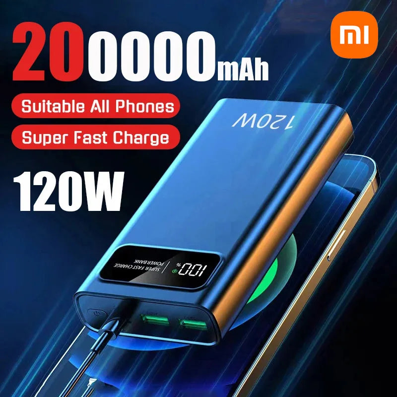 20000mAh fast charge power bank with a digital display