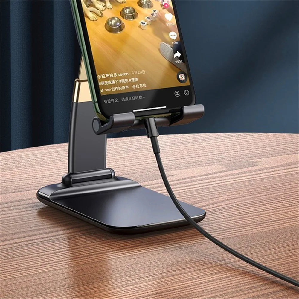 Foldable ABS Desktop Portable Phone Stand for iPad/iPhone