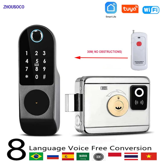 Wifi Smart Door Lock Fingerprint Biometric