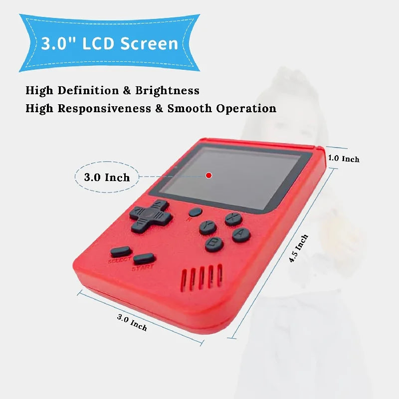 Mini Retro Gaming Console for Kids