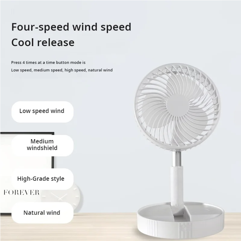 Portable USB Rechargeable Mini Fan for Home Outdoor