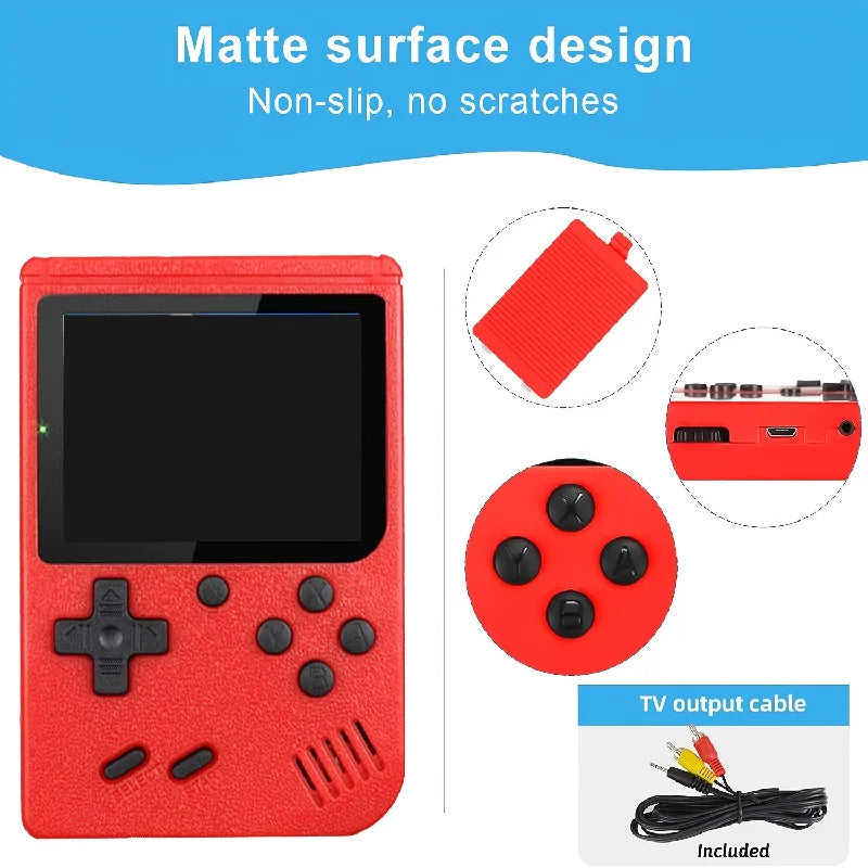 Handheld Game Console with Built-in Games