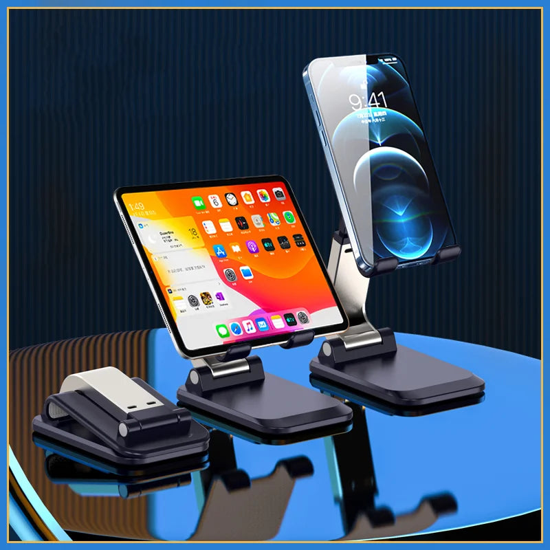 Foldable ABS Desktop Portable Phone Stand for iPad/iPhone