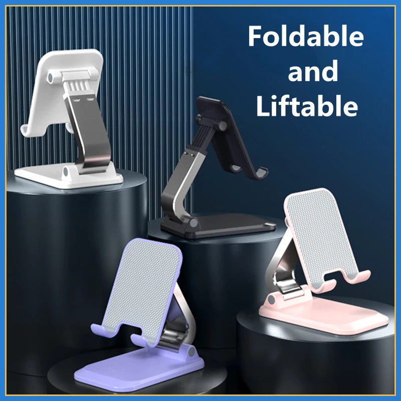 Foldable ABS Desktop Portable Phone Stand for iPad/iPhone