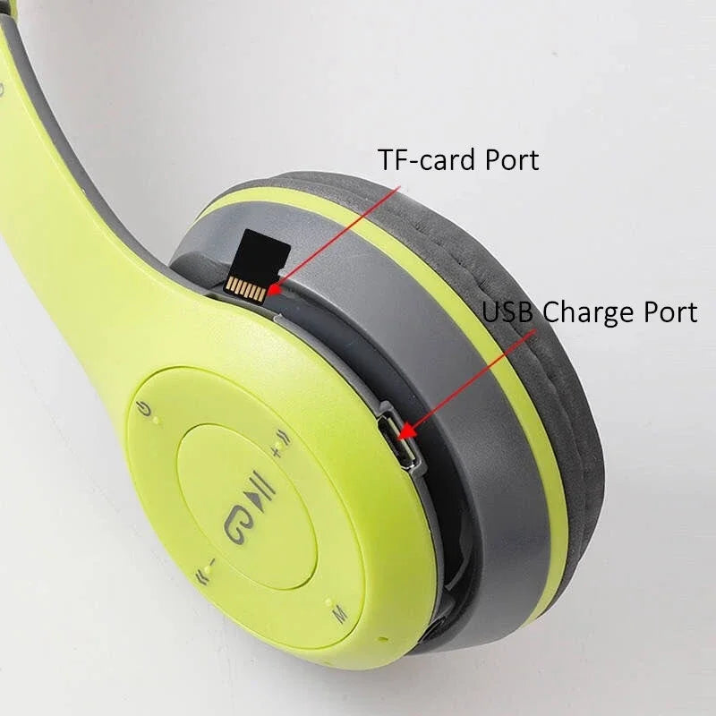 Foldable Bluetooth Headphones for Kids