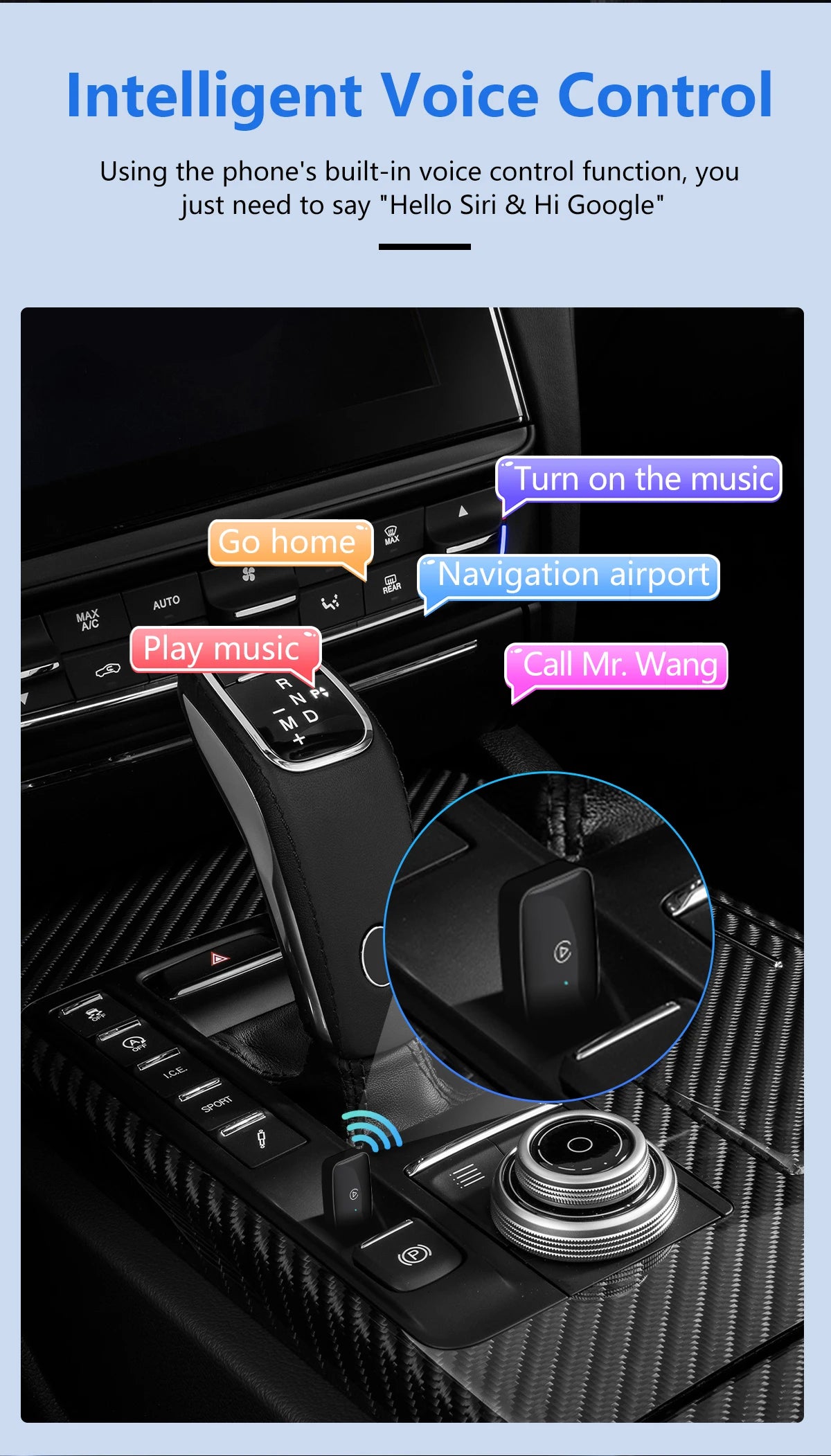 Ai Box Adaptor with Voice Control