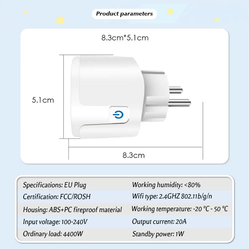 Smart Socket WiFi Plug for Alexa and Google