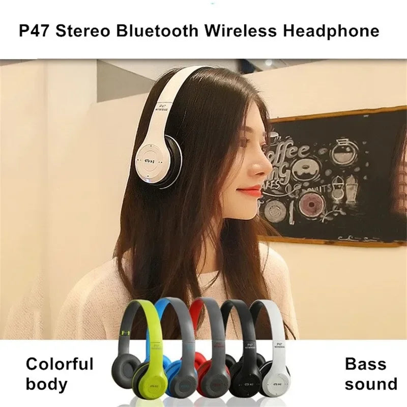 Wireless Headphones with Mic for Calls