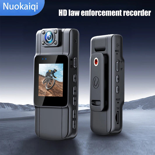 4K 1080P HD Wifi Mini Camera Handheld Back Clip Law Enforcement IR Night Vision Smart Portable Camera Car Recorder