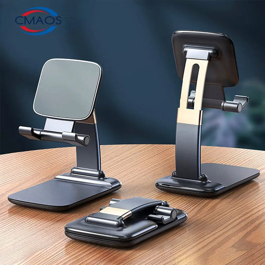 Foldable ABS Desktop Portable Phone Stand for iPad/iPhone