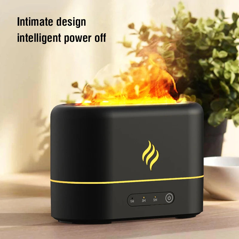 7-Color Fire Flame Aroma Diffuser & Humidifier