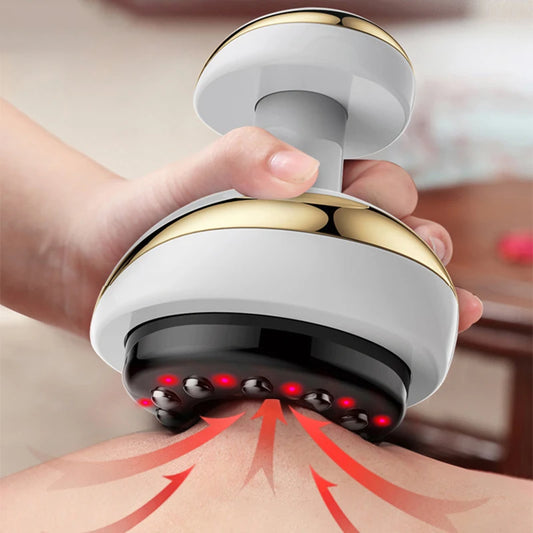 Electric Guasha Cupping Massager - Heated Therapy Device