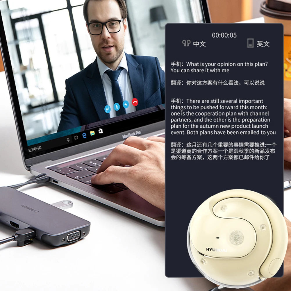 Real-Time Language Translator Headphones