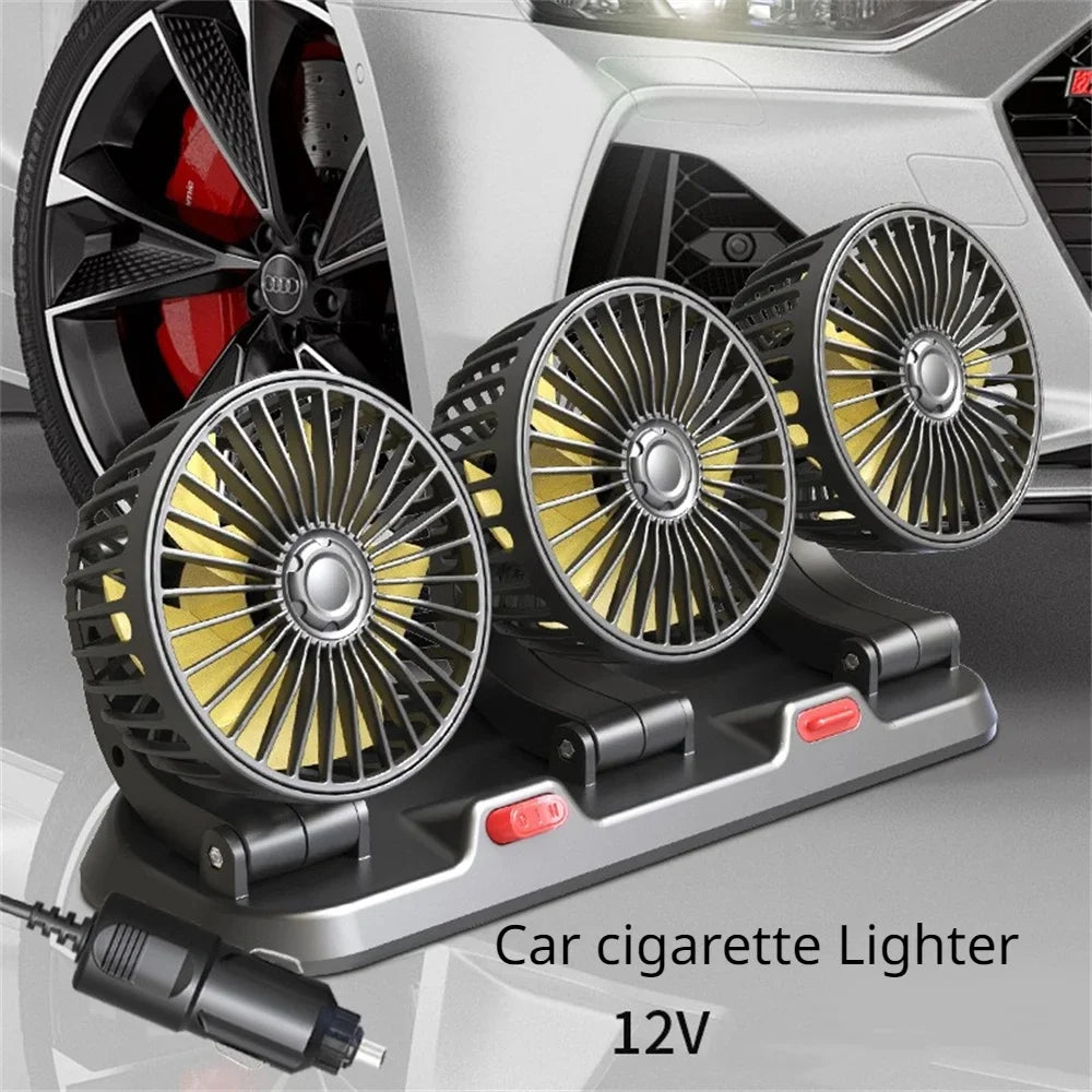 12V 360° car fan