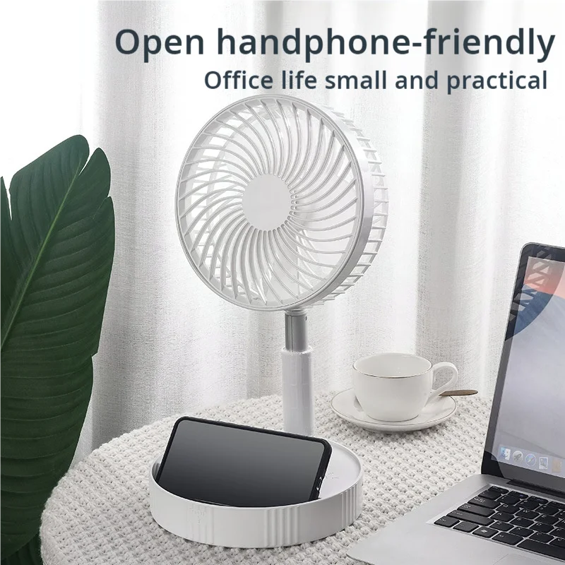 Portable USB Rechargeable Mini Fan for Home Outdoor