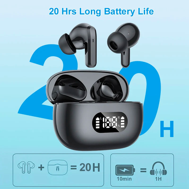 Noise Cancelling Wireless Earphones Bluetooth 5.3