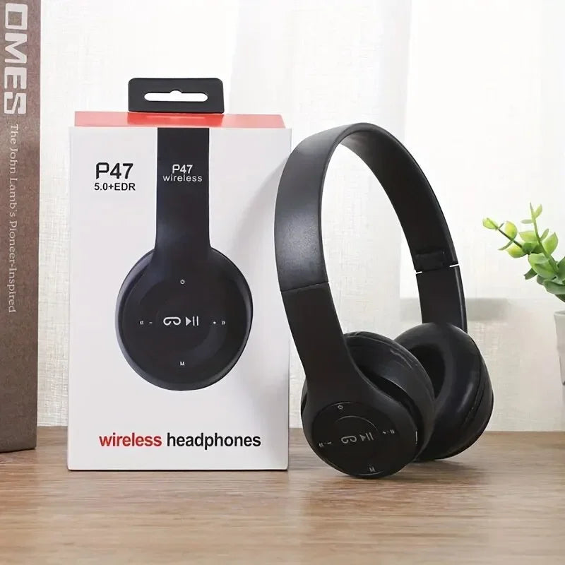 P47 Wireless Headphones for iPhone and Android