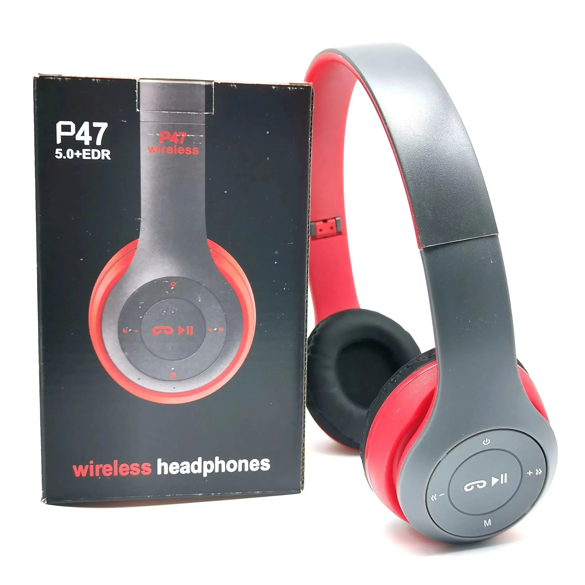 P47 Bluetooth 5.0 Wireless Headphones with Mic