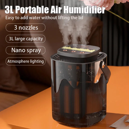 3L Air Humidifier & Essential Oil Diffuser