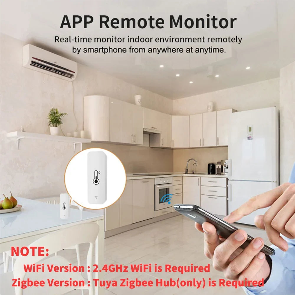 Tuya WiFi Smart Temperature Humidity Sensor